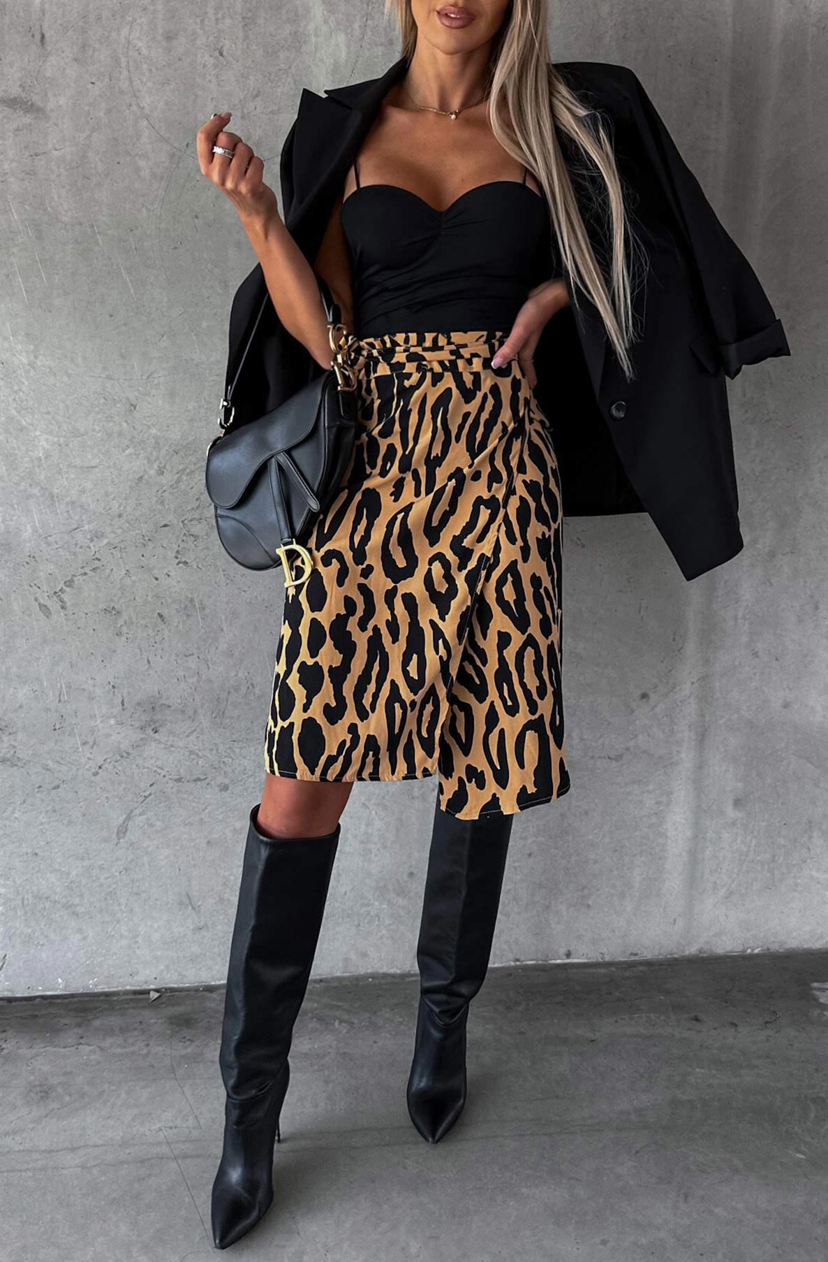 Faye Animal Print Wrap Around Skirt – Sistar's Closet LLC